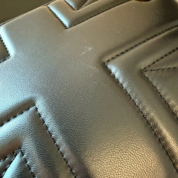 Kurt Geiger Black Quilted Chain Shoulder Bag - Picture 8 of 8